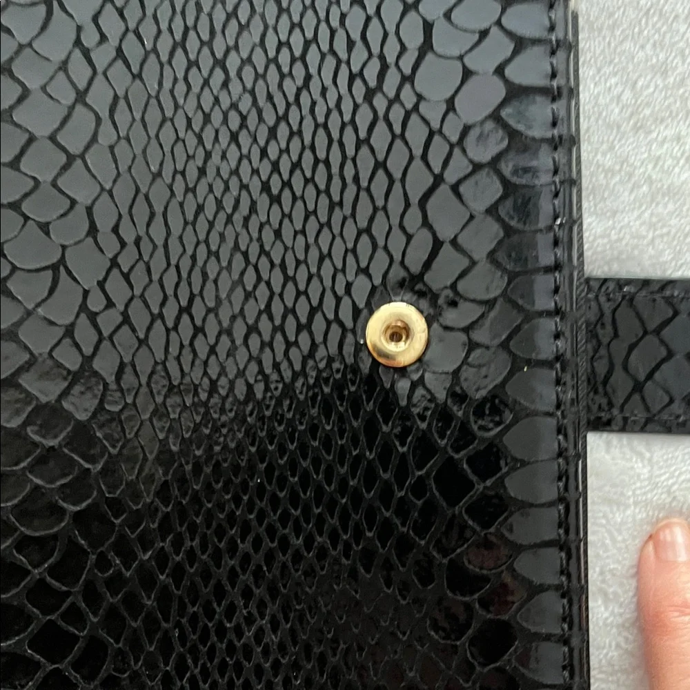 Michael Kors Black Embossed Tablet Cover bin 34